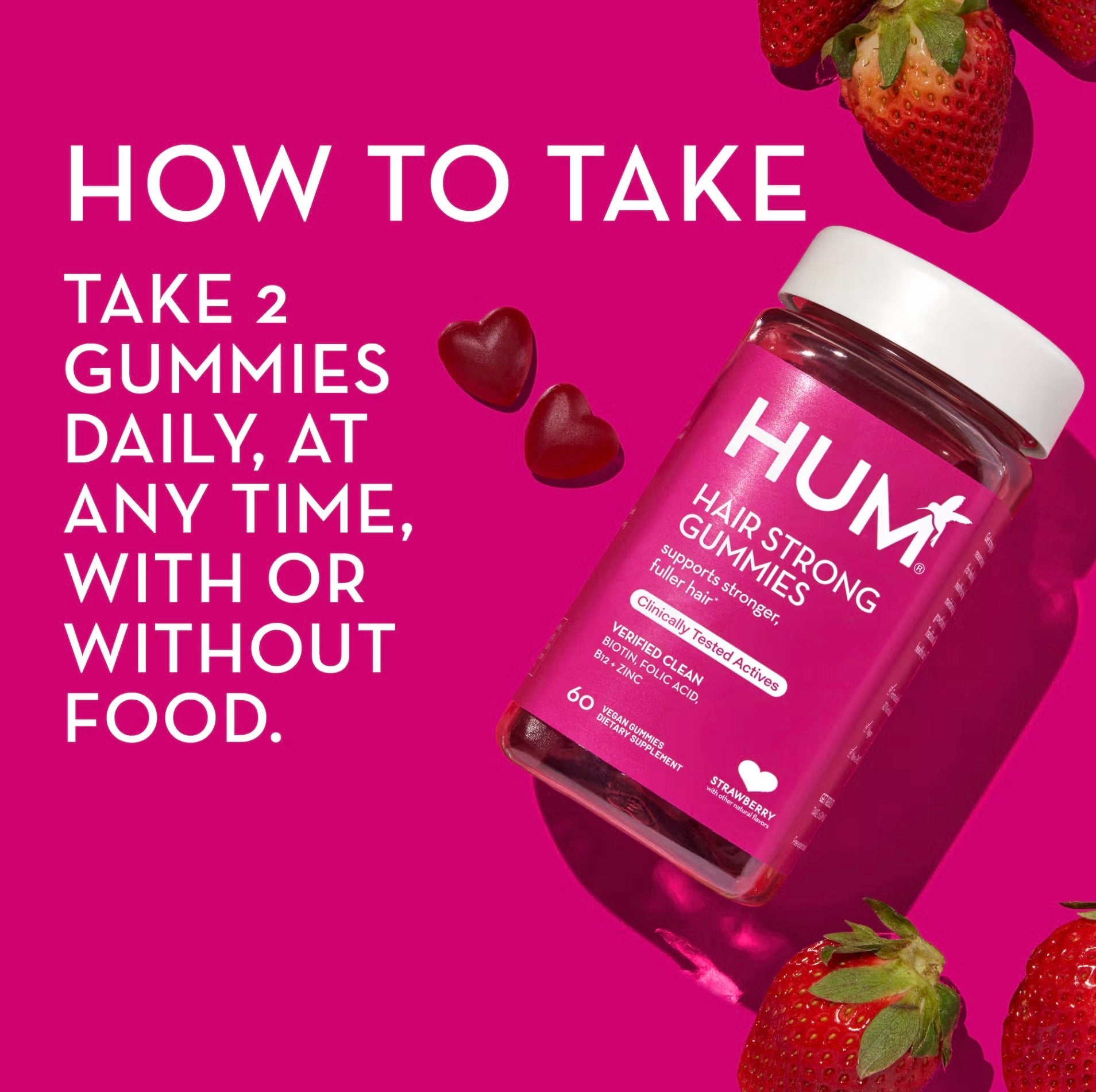 HUM Hair Strong Gummies
