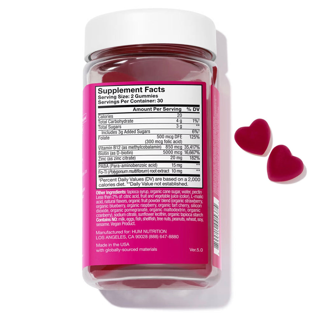 HUM Hair Strong Gummies