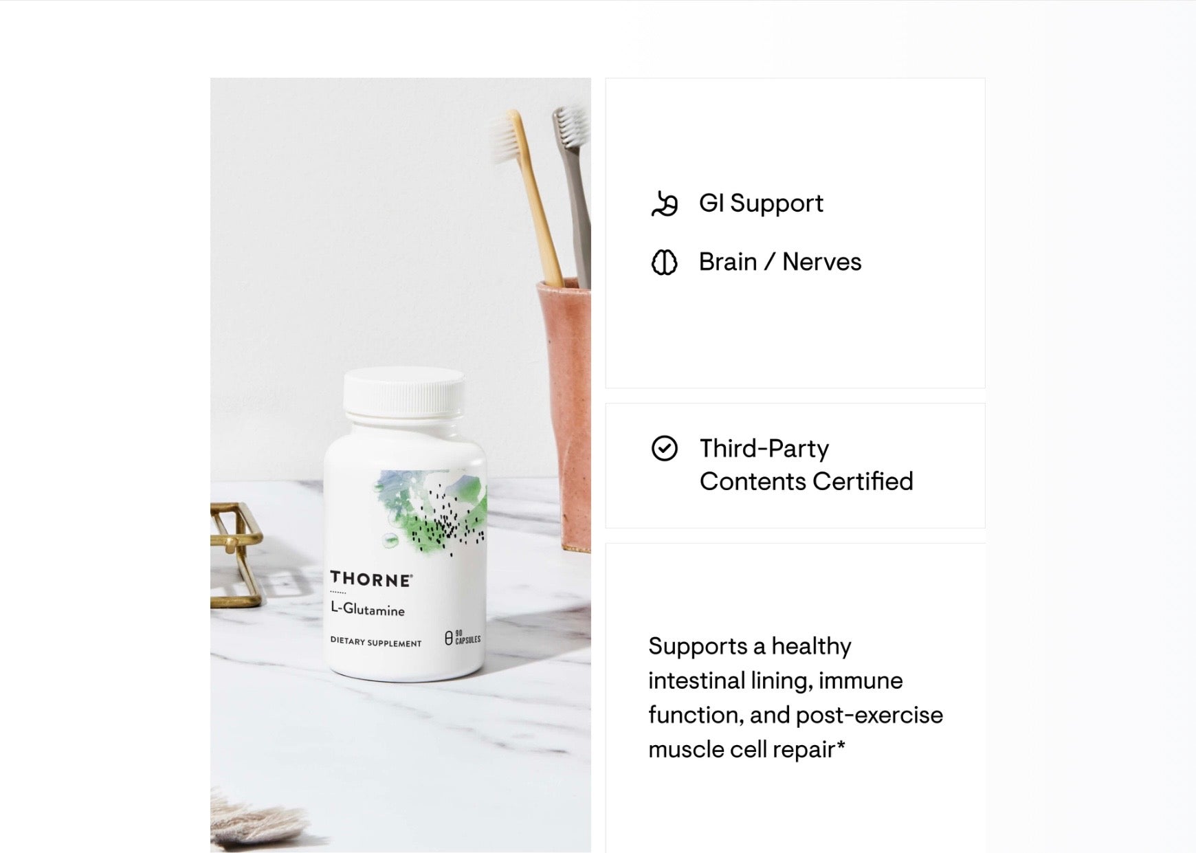 Thorne L-Glutamine | Gut Health