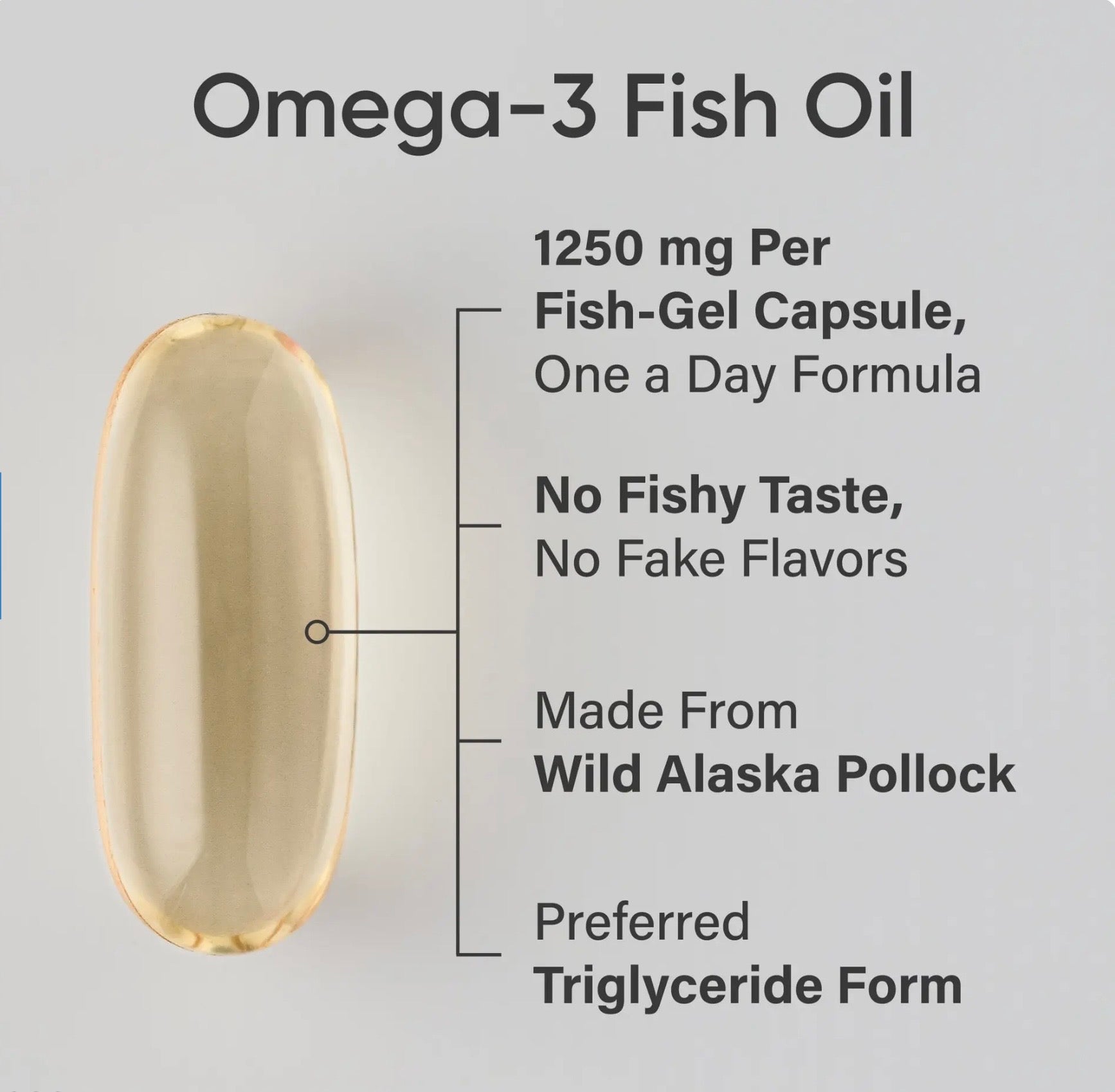 Omega-3 Fish Oil from Wild Alaska Pollock